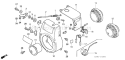 Part Location Diagram of 28454-878-010 Honda Pulley-Starter