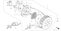 Page P Diagram and Parts List for G400 Type VB6 - VIN# -1000001-1096409 Honda Engine