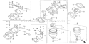 Part Location Diagram of 16015-896-701 Honda Chamber Set-Float