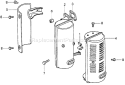 Part Location Diagram of 18363-873-630 Honda Separator-Muffler