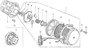 Page M Diagram and Parts List for G80 Type Q1 - VIN# -1000009-1054008 Honda Engine