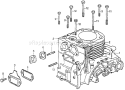 Page F Diagram and Parts List for G80 Type Q1 - VIN# -1000009-1054008 Honda Engine