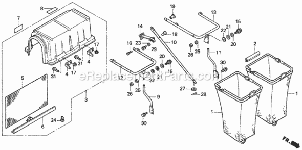 Part Location Diagram of 90307-751-800 Honda Nut, Pipe (8Mm)
