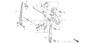 Part Location Diagram of 16613-893-000 Honda Grommet- Choke Rod