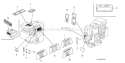 Page K Diagram and Parts List for GC135 Type VXA Honda Engine