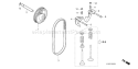 Page B Diagram and Parts List for GC135 Type VXA Honda Engine