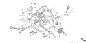 Page E Diagram and Parts List for GC135 Type VXA Honda Engine