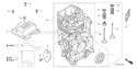 Page G Diagram and Parts List for GC135 Type VXA Honda Engine