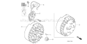 Page J Diagram and Parts List for GC160LA Type VHA Honda Engine
