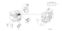 Page L Diagram and Parts List for GC160LA Type VHA Honda Engine