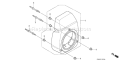 Part Location Diagram of 90043-Z0J-900 Honda Bolt- Stud - H=39.5mm