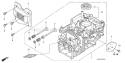 Page F Diagram and Parts List for GCV135 Type A2D - VIN# GJAF-1000001-1000165 Honda Engine