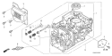 Page H Diagram and Parts List for GCV160A Type RTL1 - VIN# GJAEA-1000001 Honda Engine