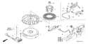 Page Q Diagram and Parts List for GCV160LA Type A2R Honda Engine