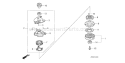Page D Diagram and Parts List for GCV160LA Type BHH - VIN# GJAEA-5386303 Honda Engine