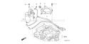 Page AB Diagram and Parts List for GCV160LA Type E1A2 - VIN# GJAEA-8018820 Honda Engine