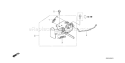 Page H Diagram and Parts List for GCV160LA Type R3A Honda Engine