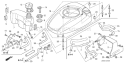 Page M Diagram and Parts List for GCV160LA Type A2R Honda Engine