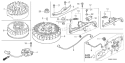 Page O Diagram and Parts List for GCV160LA Type A2R Honda Engine