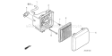 Page A Diagram and Parts List for GCV160LE Type N7A1 - VIN# GJAAE-1000001 Honda Engine