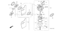 Page C Diagram and Parts List for GCV160LE Type N7A1 - VIN# GJAAE-1000001 Honda Engine