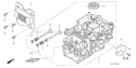 Page F Diagram and Parts List for GCV160LE Type N7A1 - VIN# GJAAE-1000001 Honda Engine