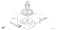 Part Location Diagram of 31110-Z8D-004 Honda Flywheel