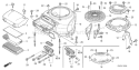 Part Location Diagram of 95701-06008-07 Honda Bolt- Flange - 6X8