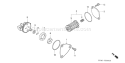 Page O Diagram and Parts List for GD320 Type VAE - VIN# GPB-1000001-1008896 Honda Engine