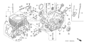 Page F Diagram and Parts List for GD320 Type VAE - VIN# GPB-1000001-1008896 Honda Engine