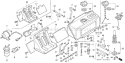 Page L Diagram and Parts List for GD410 Type QAE - VIN# GPA-1000001 Honda Engine