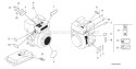 Page M Diagram and Parts List for GD410 Type QAE - VIN# GPA-1000001 Honda Engine