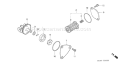 Page O Diagram and Parts List for GD410 Type QAE - VIN# GPA-1000001 Honda Engine