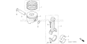 Part Location Diagram of 90601-ZG3-000 Honda Clip- Piston Pin