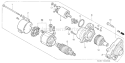 Page R Diagram and Parts List for GD410 Type QAE - VIN# GPA-1000001 Honda Engine