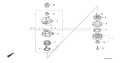 Page B Diagram and Parts List for GSV190A Type BHH Honda Engine