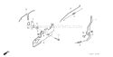 Page D Diagram and Parts List for GSV190A Type A1AF Honda Engine