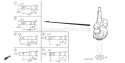 Page E Diagram and Parts List for GSV190A Type N1R - VIN# GJACA-1000001 Honda Engine