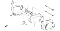 Page J Diagram and Parts List for GV200 Type N1B - VIN# -1000001-1215266 Honda Engine