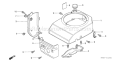 Page F Diagram and Parts List for GV200 Type N4C - VIN# -1000001-1215266 Honda Engine