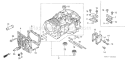 Page F Diagram and Parts List for GV400 Type ADJB - VIN# -1000001-1006101 Honda Engine