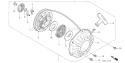 Part Location Diagram of 28421-Z0D-V02 Honda Reel- Recoil Starter