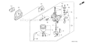 Page C Diagram and Parts List for GX100 Type VA2 Honda Engine