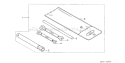 Page Q Diagram and Parts List for GX110 Type DA - VIN# -1000001-2454428 Honda Engine