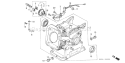 Part Location Diagram of 16512-ZE1-000 Honda Holder- Governor Weight