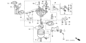 Page C Diagram and Parts List for GX120K1 Type PM2 Honda Engine