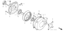 Page X Diagram and Parts List for GX120K1 Type H1 - VIN# GC01-4300001 Honda Engine