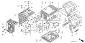 Page N Diagram and Parts List for GX120K1 Type WKT2 Honda Engine