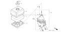 Page A Diagram and Parts List for GX120T1 Type WKT2 Honda Engine