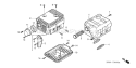 Part Location Diagram of 18381-Z0T-801 Honda Gasket- Muffler